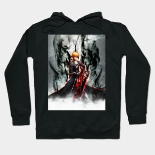 Black Katana Aura Hoodie